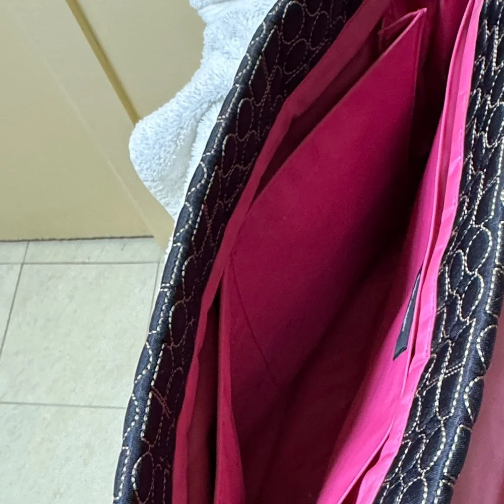 Kate Spade Black Geometric woman’s/Men's Messenger Bag - Picture 5 of 11